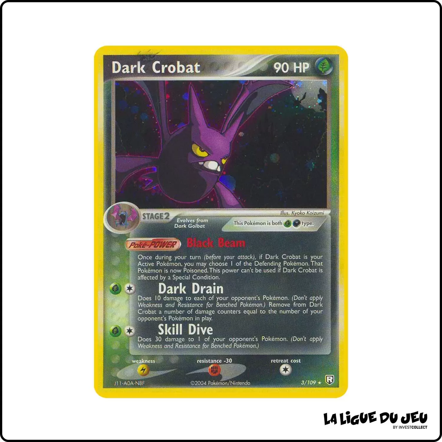 Holo - Pokemon - Team Rocket Returns - Dark Crobat 3/109