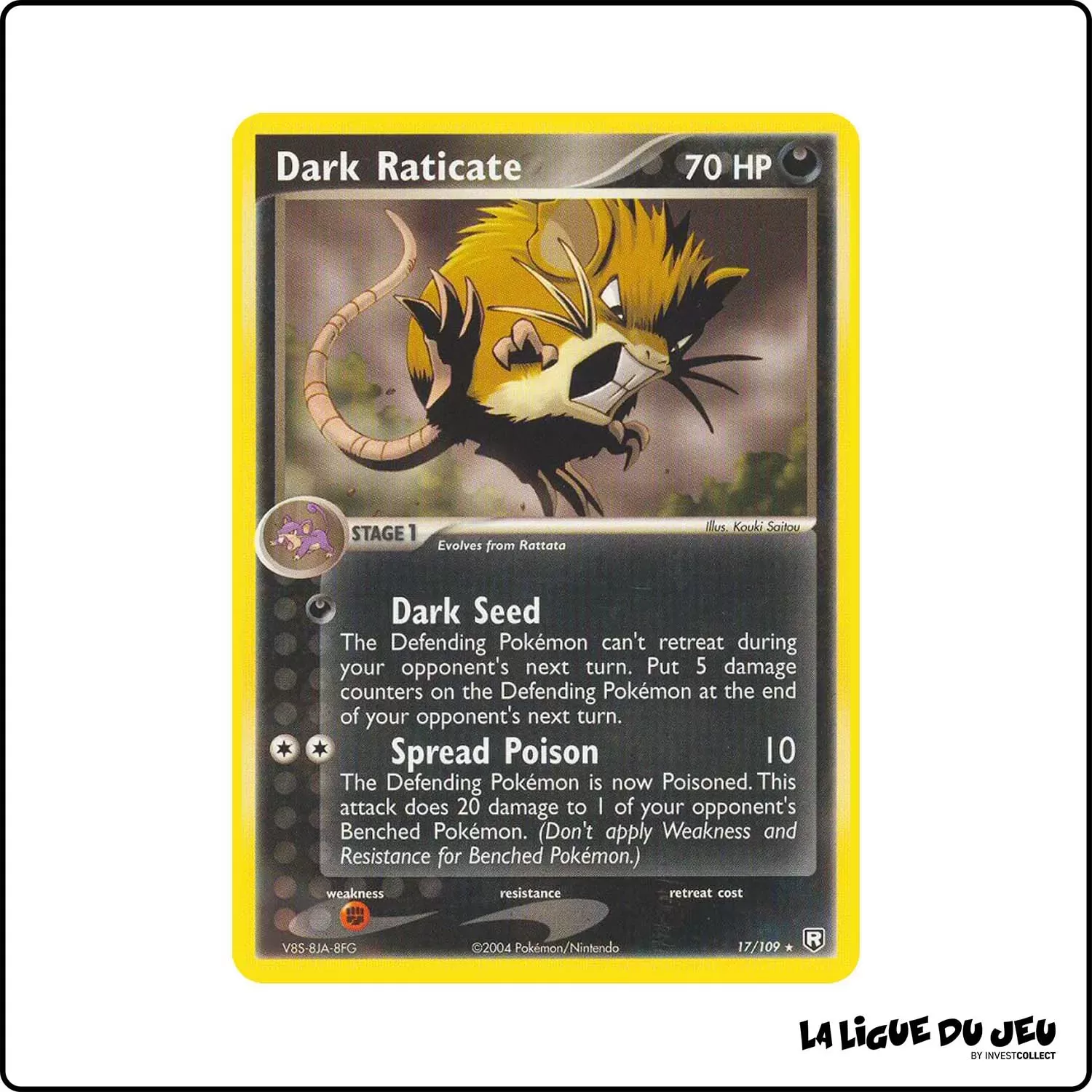 Rare - Pokemon - Team Rocket Returns - Dark Raticate 17/109