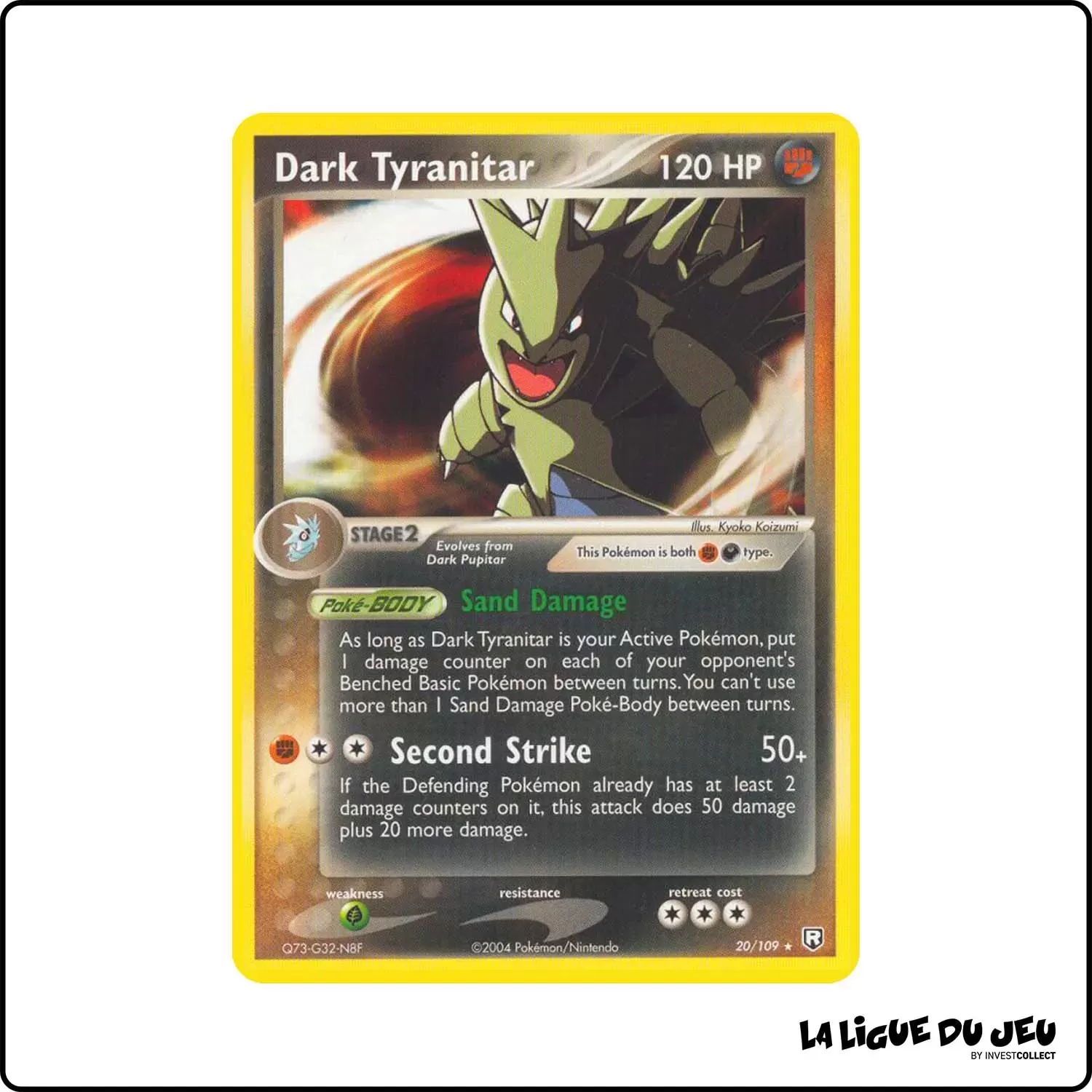 Rare - Pokemon - Team Rocket Returns - Dark Tyranitar 20/109