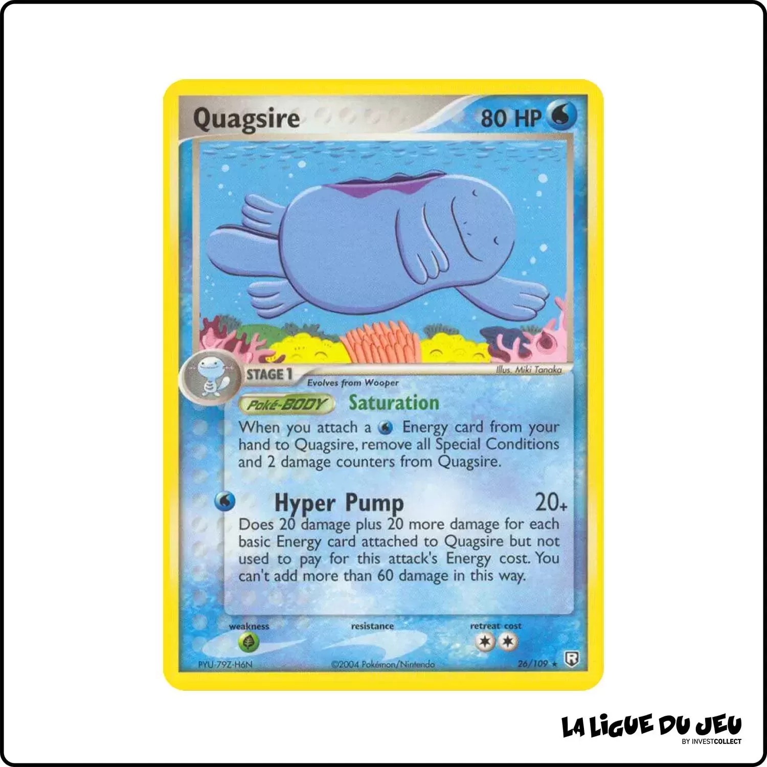 Rare - Pokemon - Team Rocket Returns - Quagsire 26/109