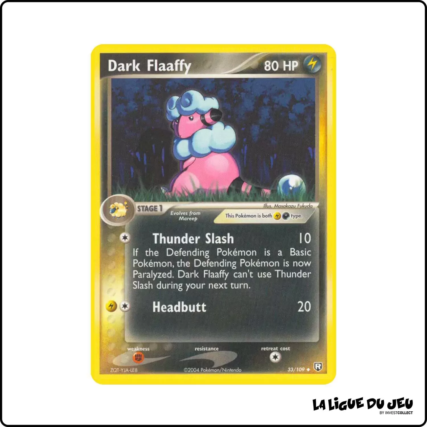 Peu commune - Pokemon - Team Rocket Returns - Dark Flaaffy 33/109