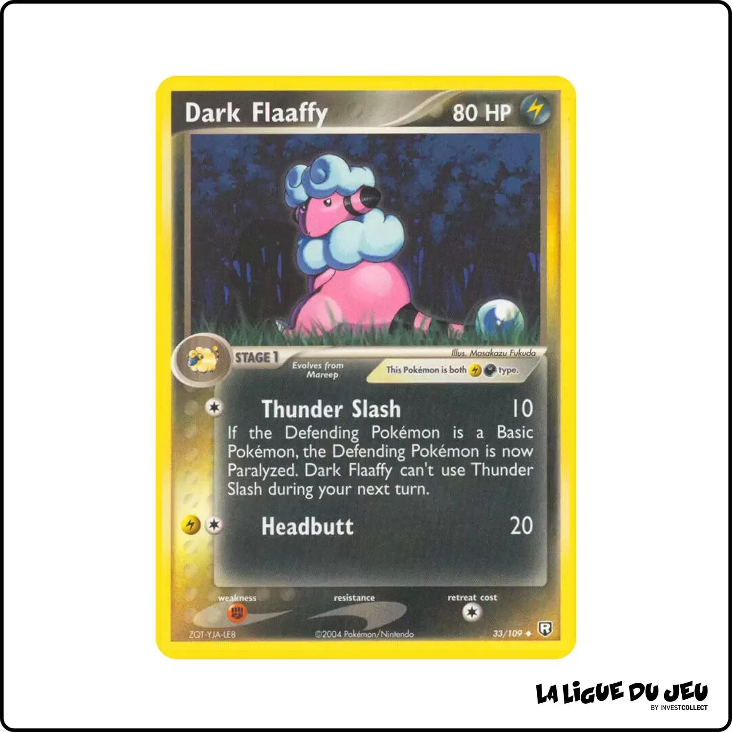 Peu commune - Pokemon - Team Rocket Returns - Dark Flaaffy 33/109