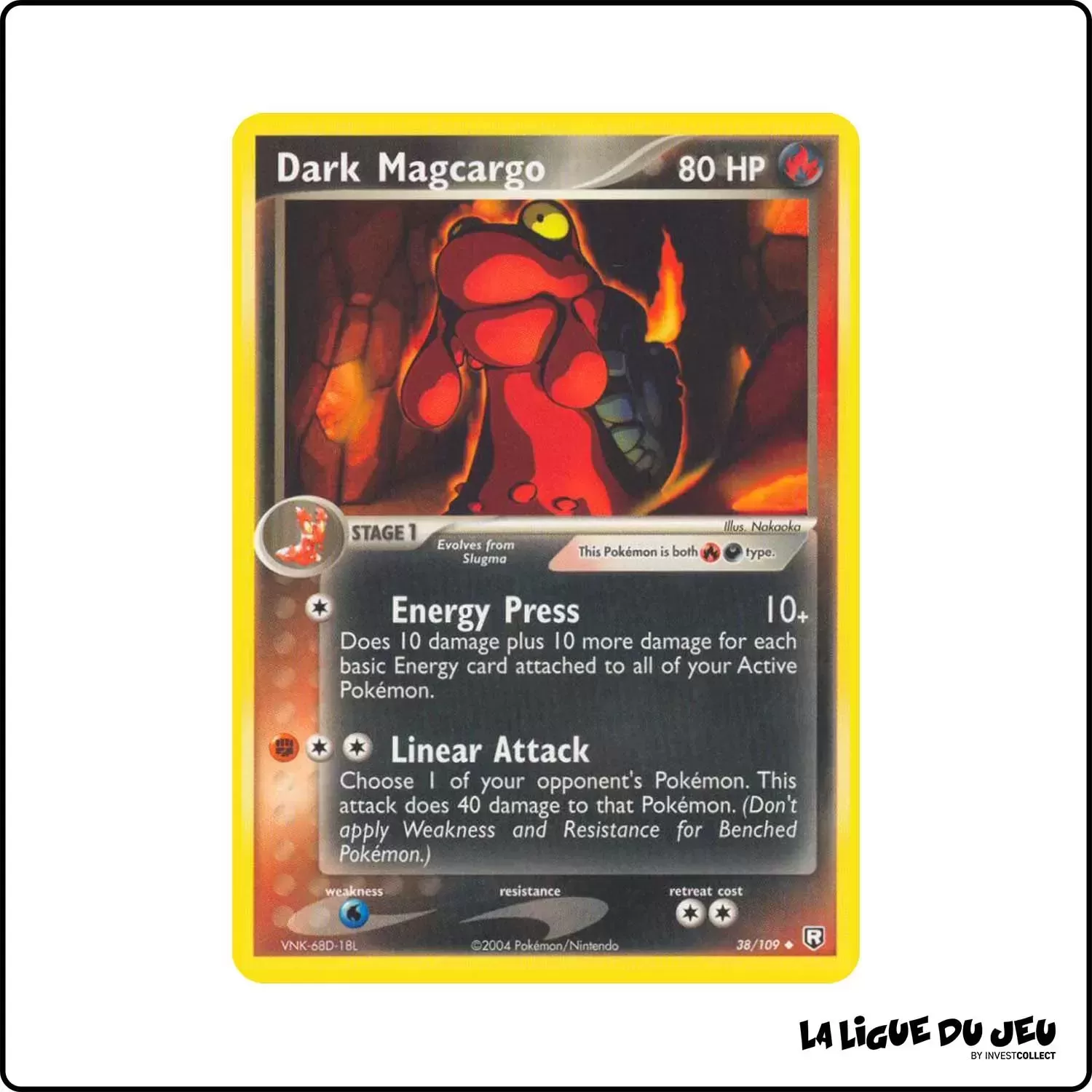 Peu commune - Pokemon - Team Rocket Returns - Dark Magcargo 38/109