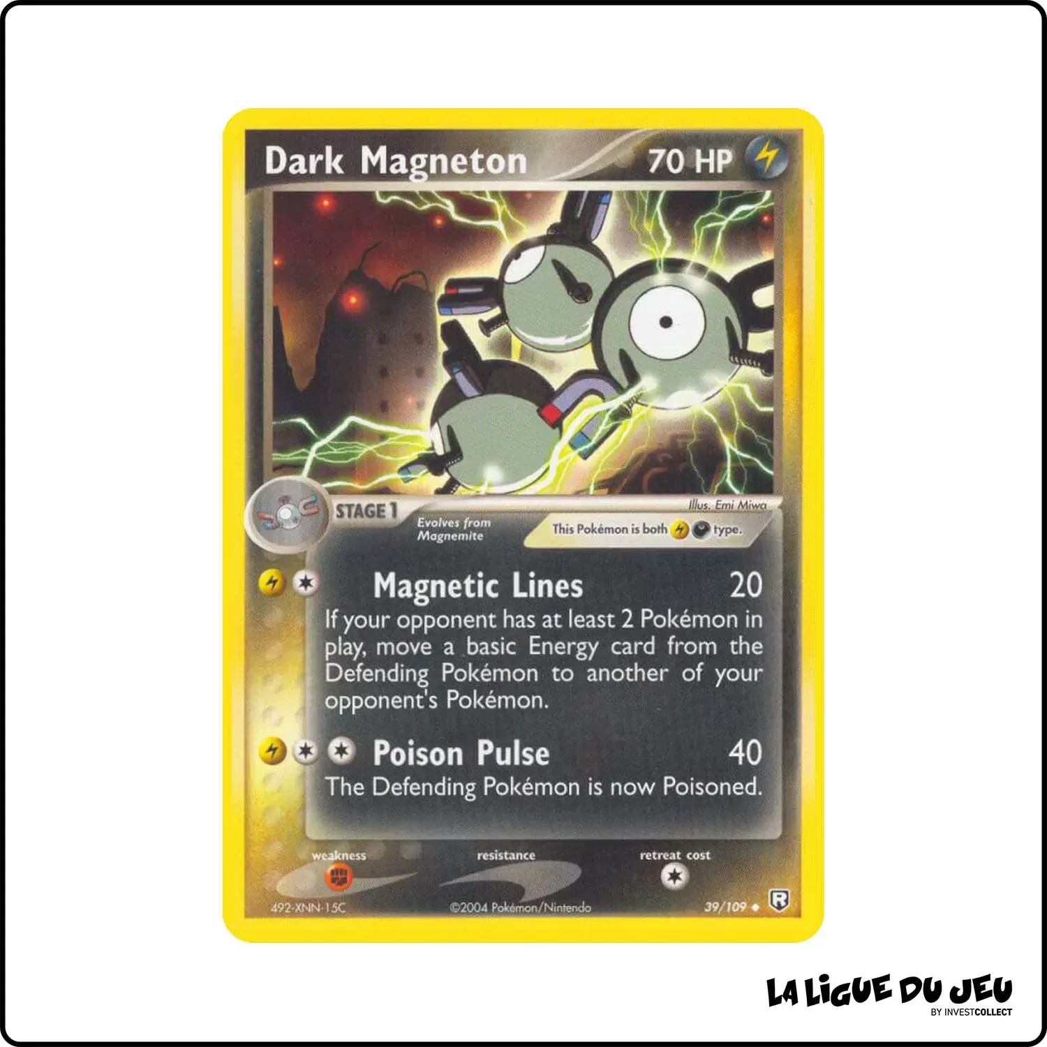 Peu commune - Pokemon - Team Rocket Returns - Dark Magneton 39/109