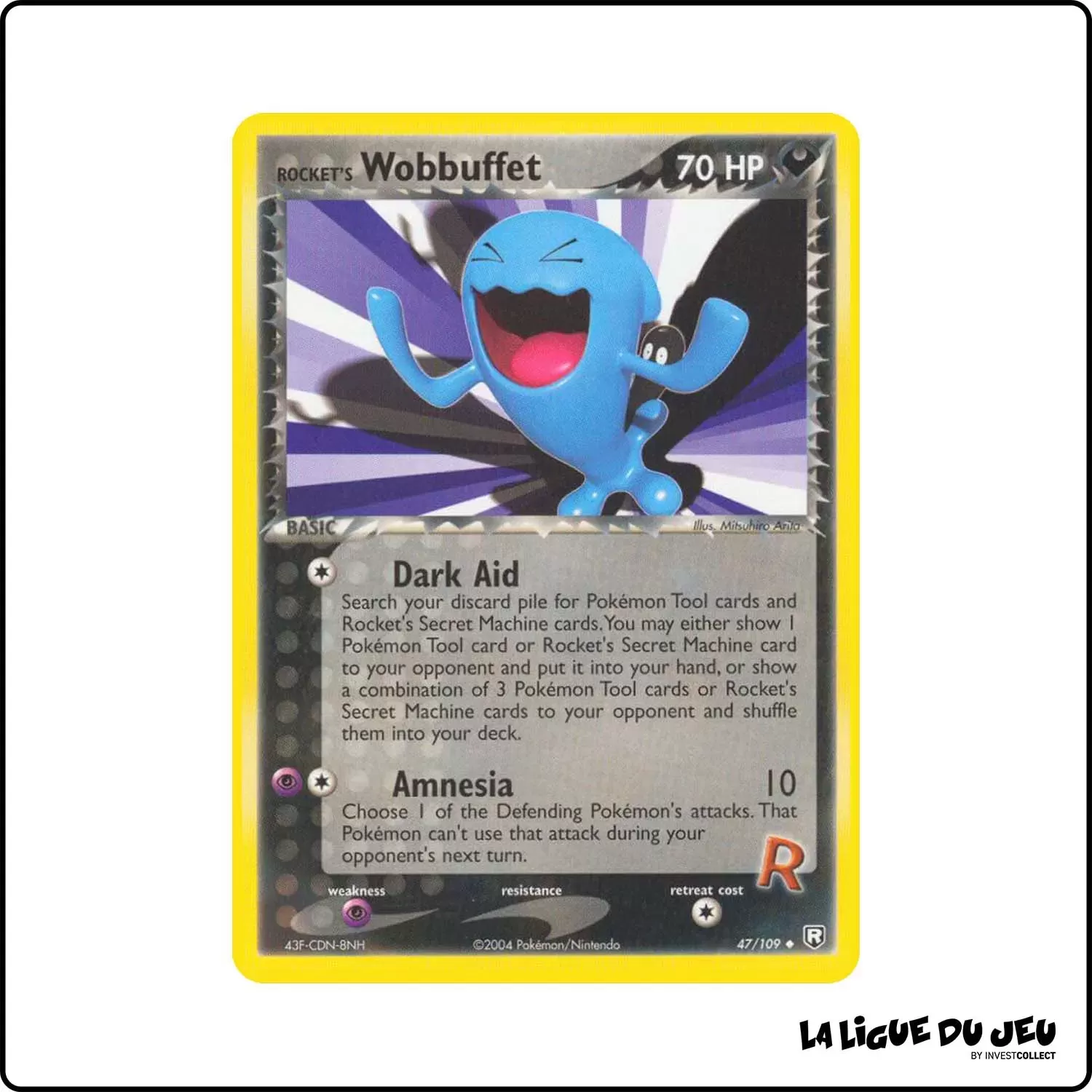 Peu commune - Pokemon - Team Rocket Returns - Rocket's Wobbuffet 47/109