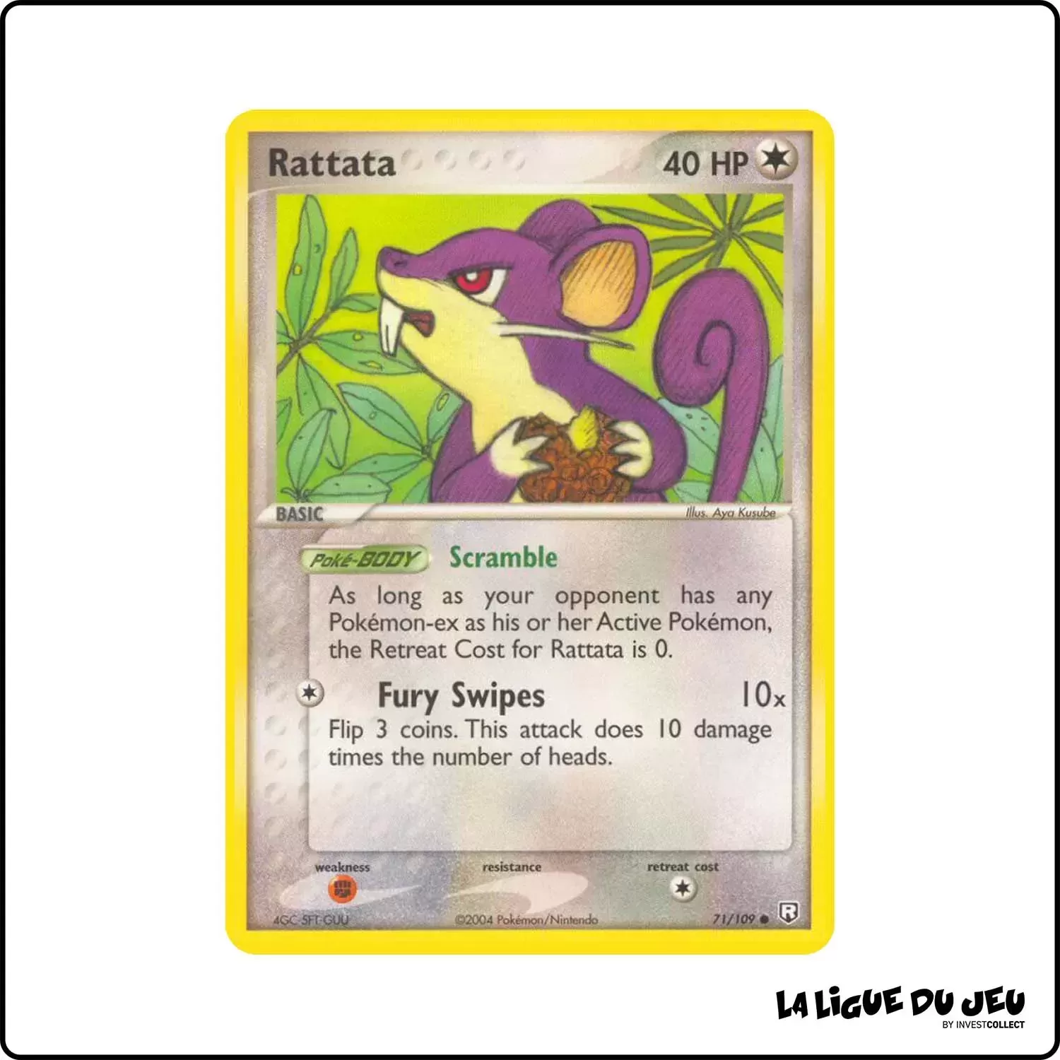 Commune - Pokemon - Team Rocket Returns - Rattata 71/109