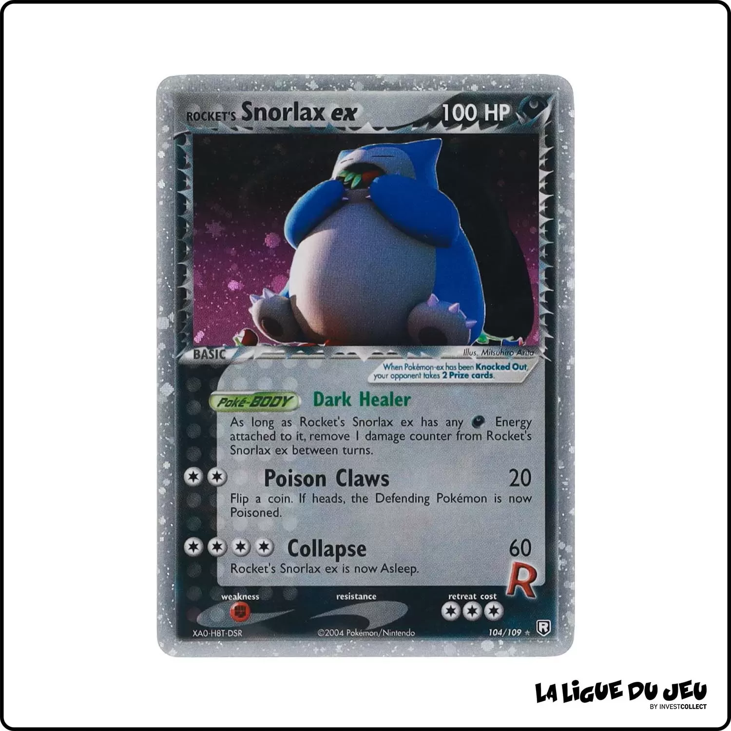 Ultra - Pokemon - Team Rocket Returns - Rocket's Snorlax ex 104/109