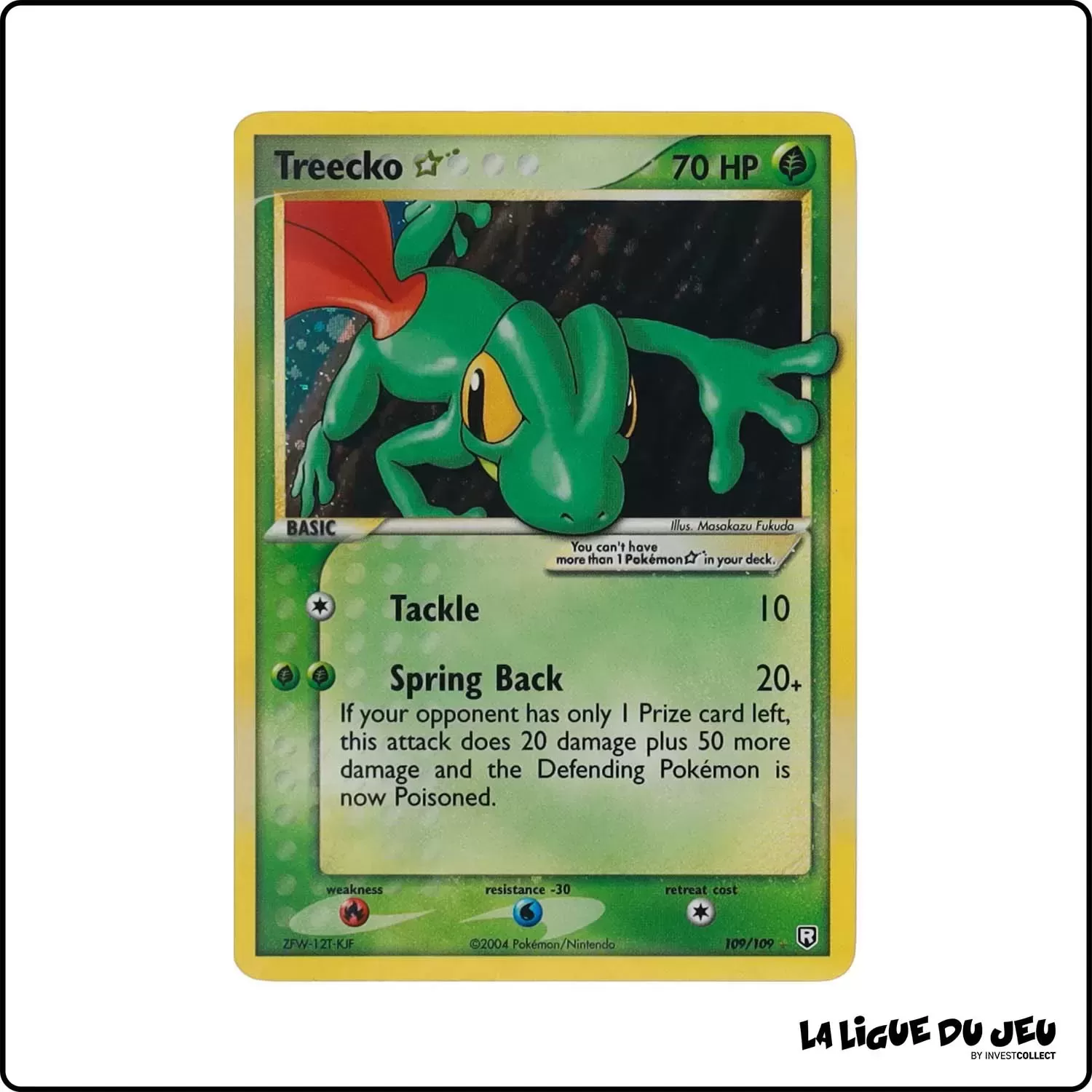 Ultra - Pokemon - Team Rocket Returns - Treecko Star 109/109