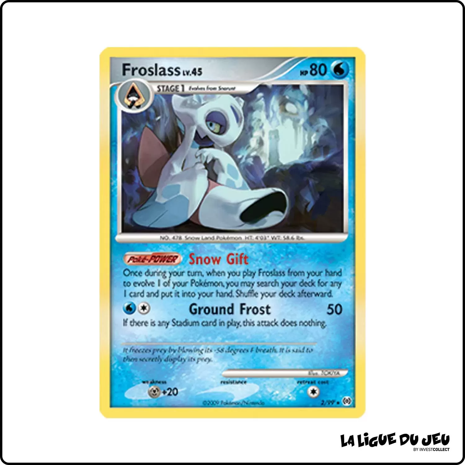 Holo - Pokemon - Arceus - Froslass 2/99 Pokemon Company - 1