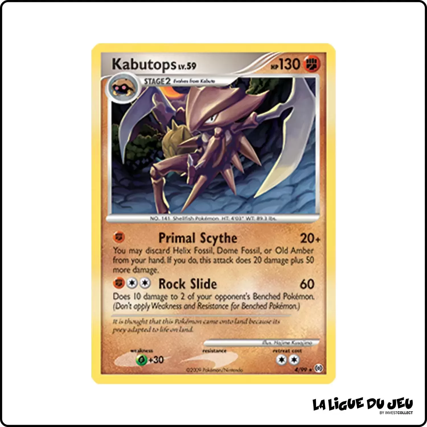 Holo - Pokemon - Arceus - Kabutops 4/99 Pokemon Company - 1