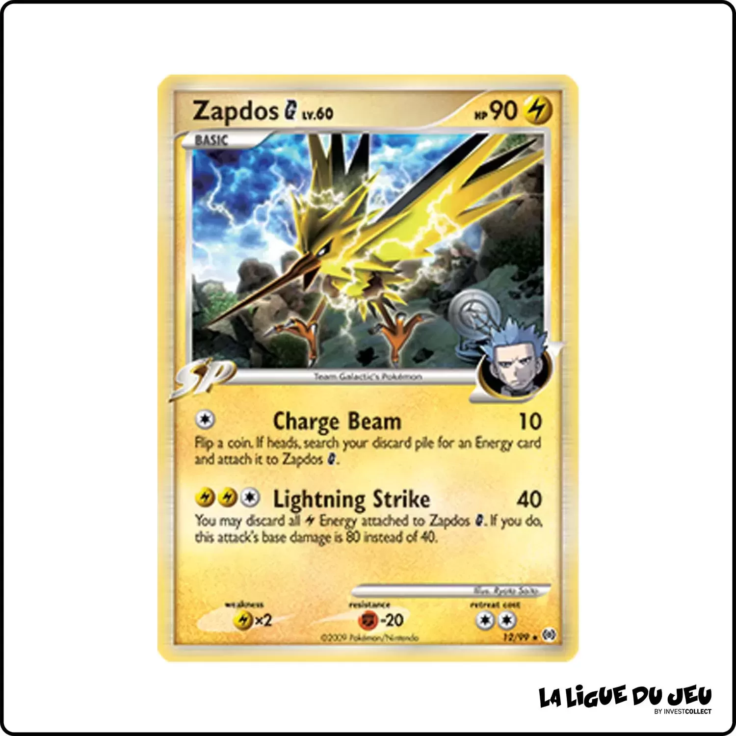 Holo - Pokemon - Arceus - Zapdos G 12/99 Pokemon Company - 1