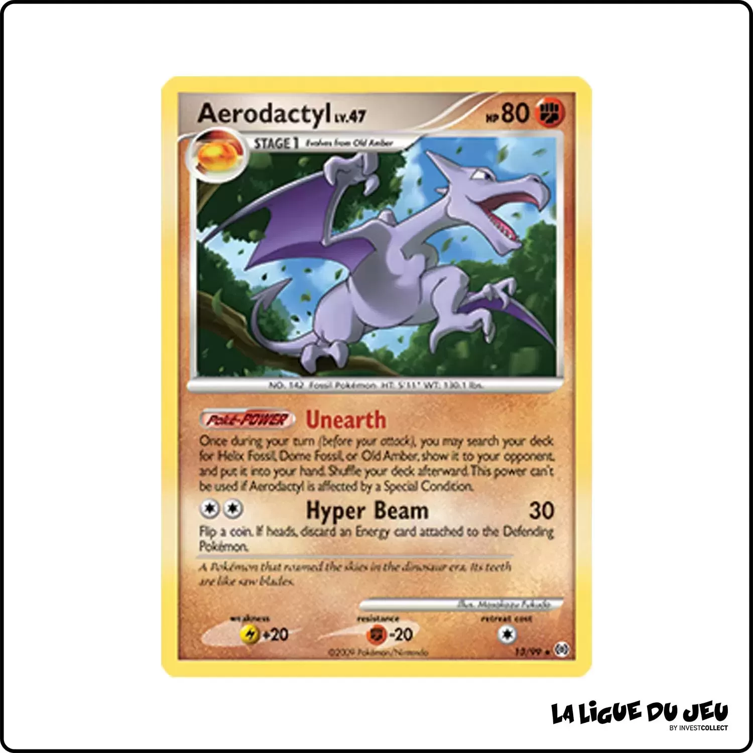 Rare - Pokemon - Arceus - Aerodactyl 13/99 Pokemon Company - 1