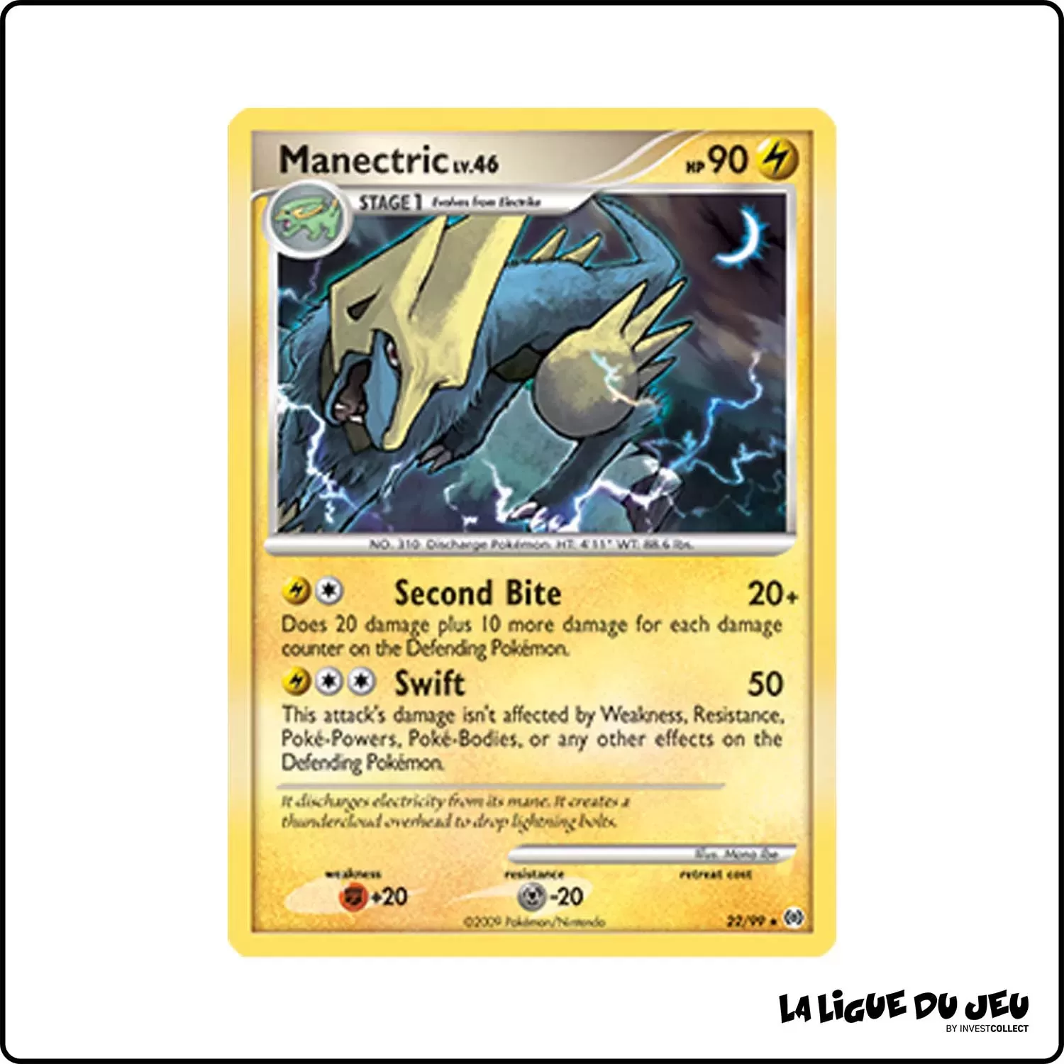 Rare - Pokemon - Arceus - Manectric 22/99 Pokemon Company - 1