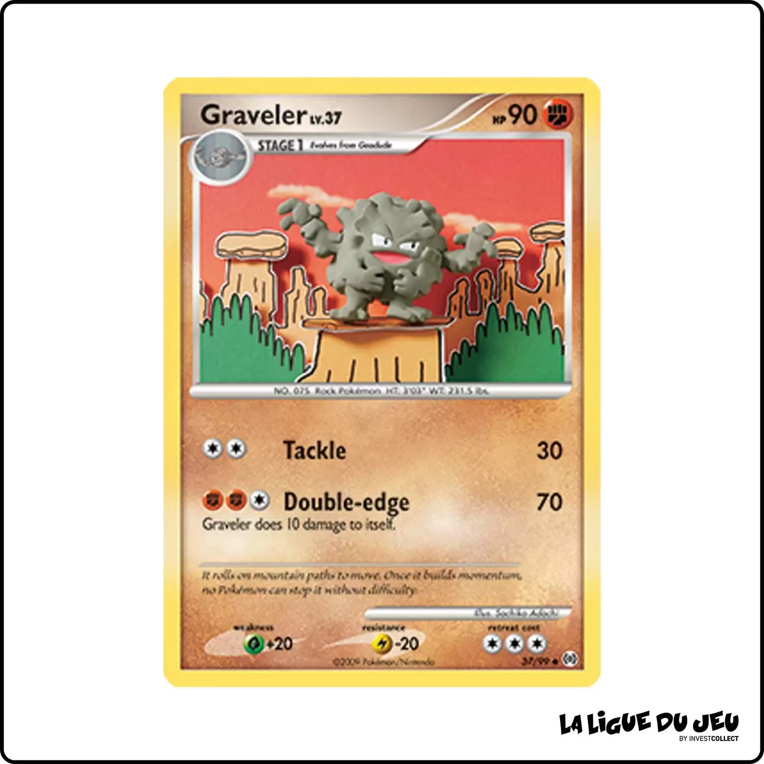 Peu commune - Pokemon - Arceus - Graveler 37/99 Pokemon Company - 1