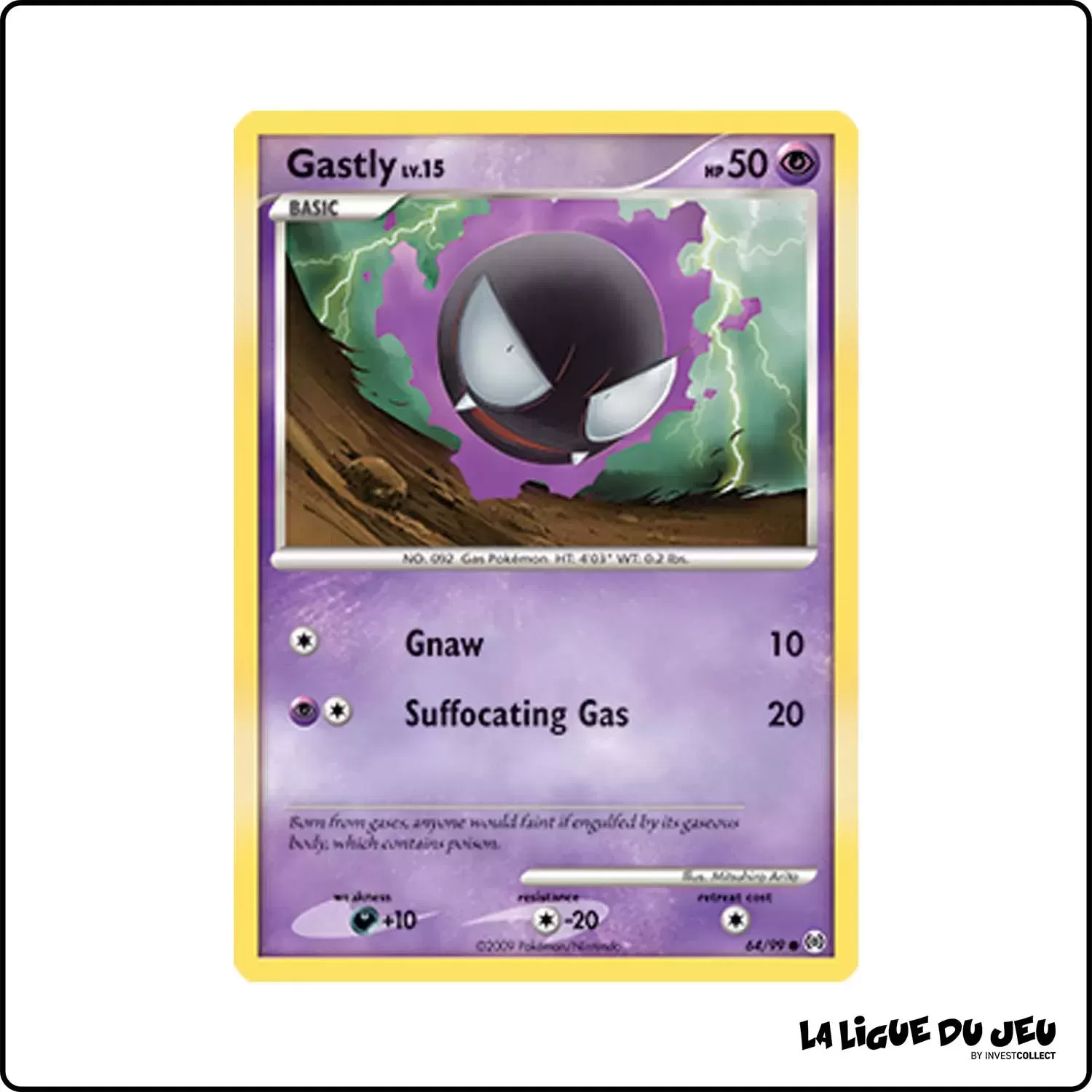 Commune - Pokemon - Arceus - Gastly 64/99 Pokemon Company - 1