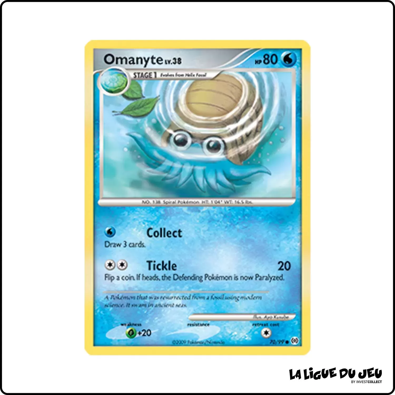 Commune - Pokemon - Arceus - Omanyte 70/99 Pokemon Company - 1