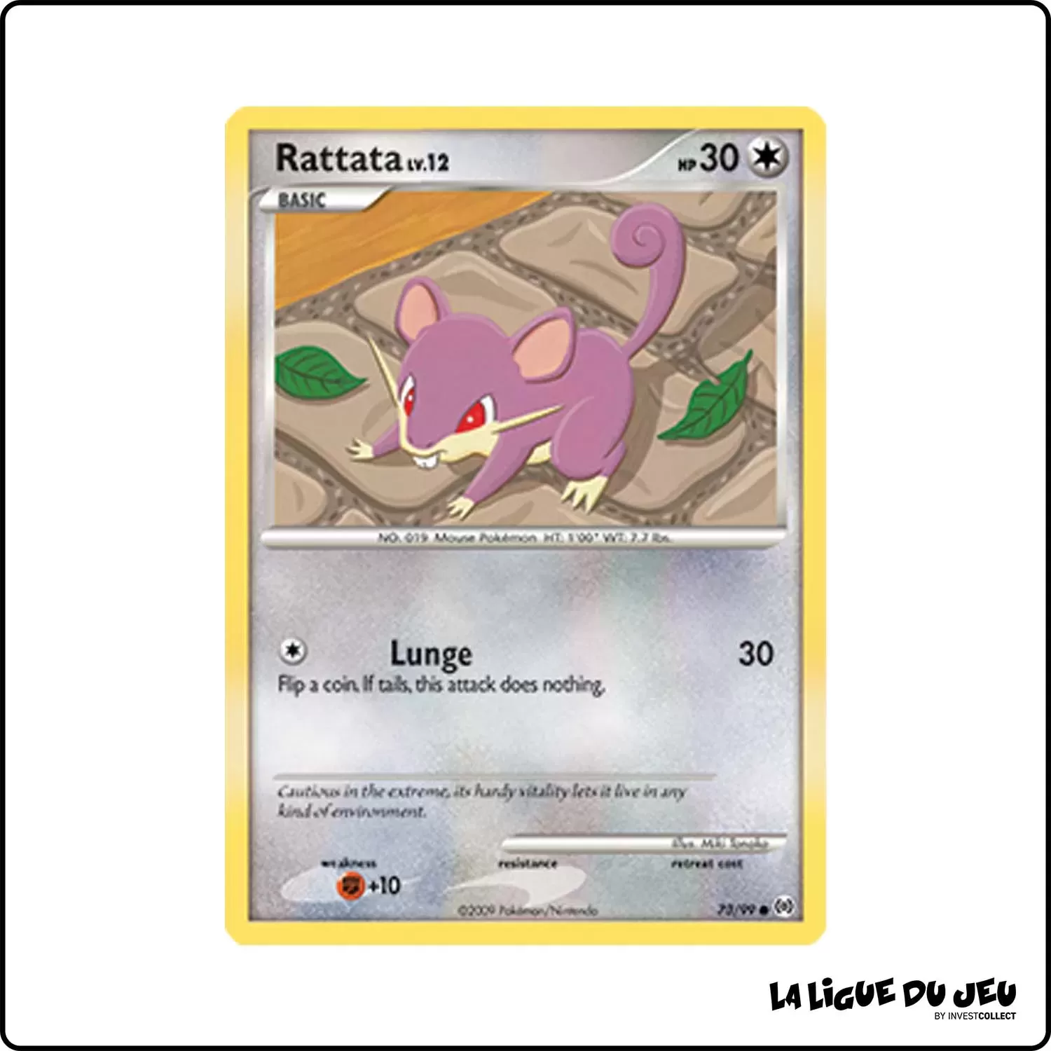 Commune - Pokemon - Arceus - Rattata 73/99 Pokemon Company - 1