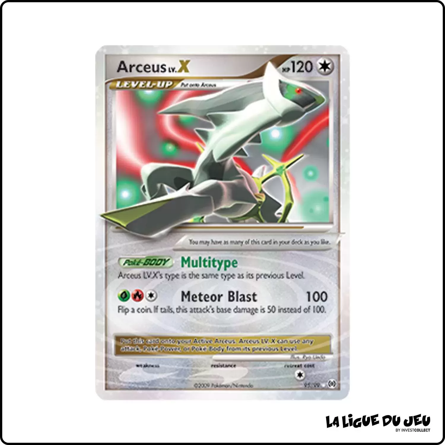 Ultra - Pokemon - Arceus - Arceus LV.X 95/99 Pokemon Company - 1