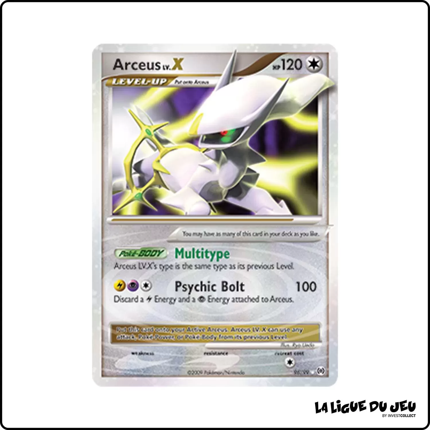 Ultra - Pokemon - Arceus - Arceus LV.X 96/99 Pokemon Company - 1