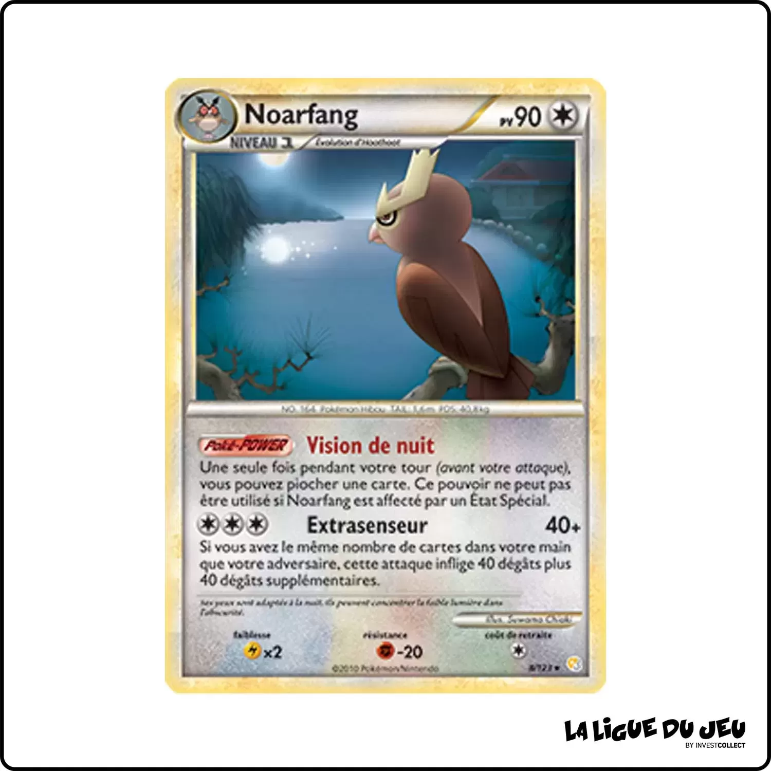 copie de Holo - Pokemon - HeartGold SoulSilver de Base - Noarfang 8/123 Pokemon Company - 1