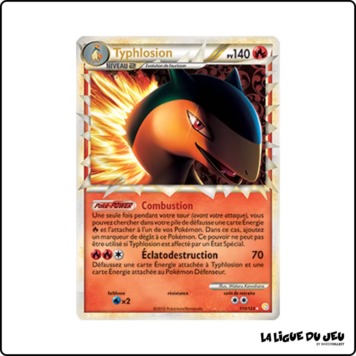 copie de Ultra - Pokemon - HeartGold SoulSilver de Base - Typhlosion 110/123 Pokemon Company - 1