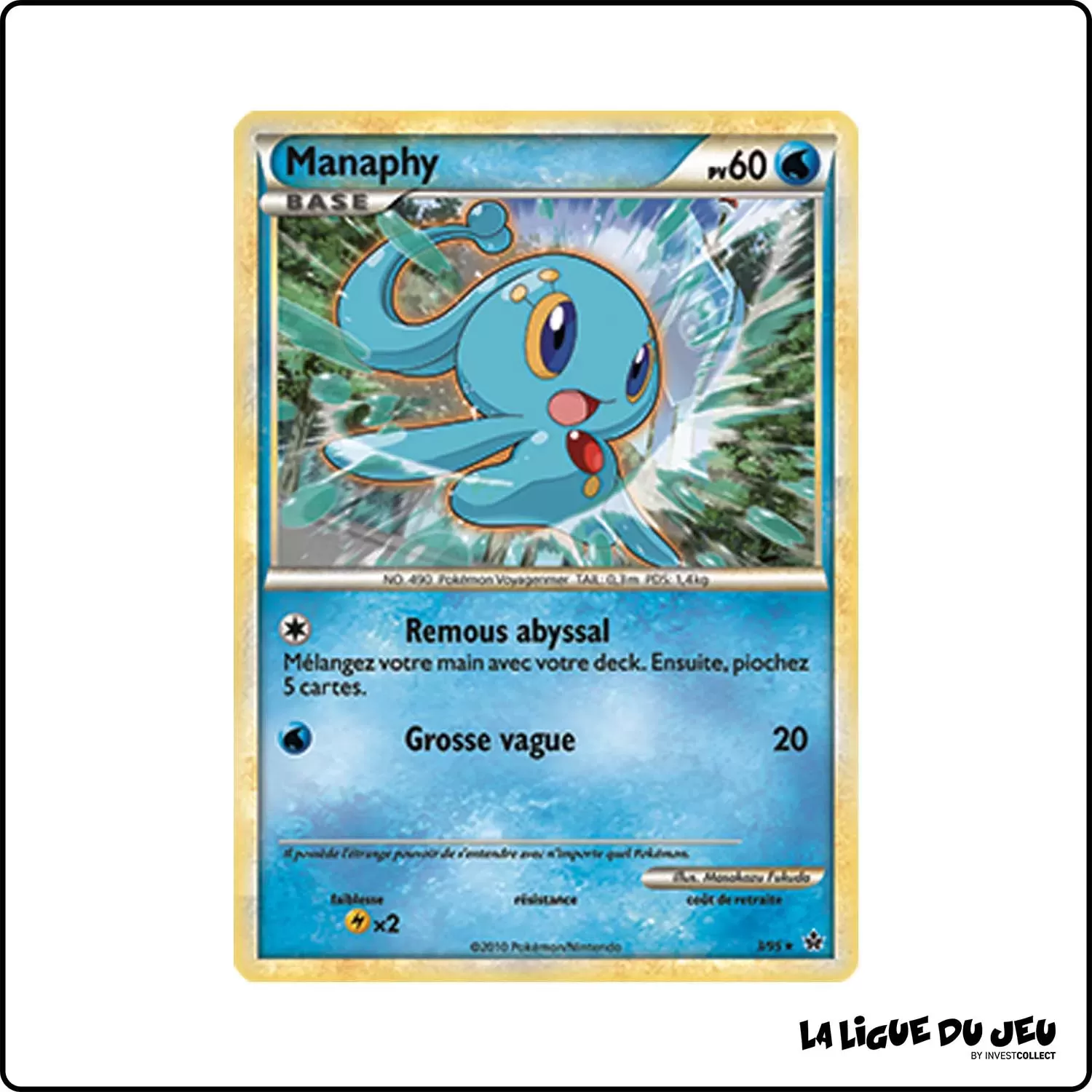 copie de Holo - Pokemon - Déchaînement - Manaphy 3/95 Pokemon Company - 1