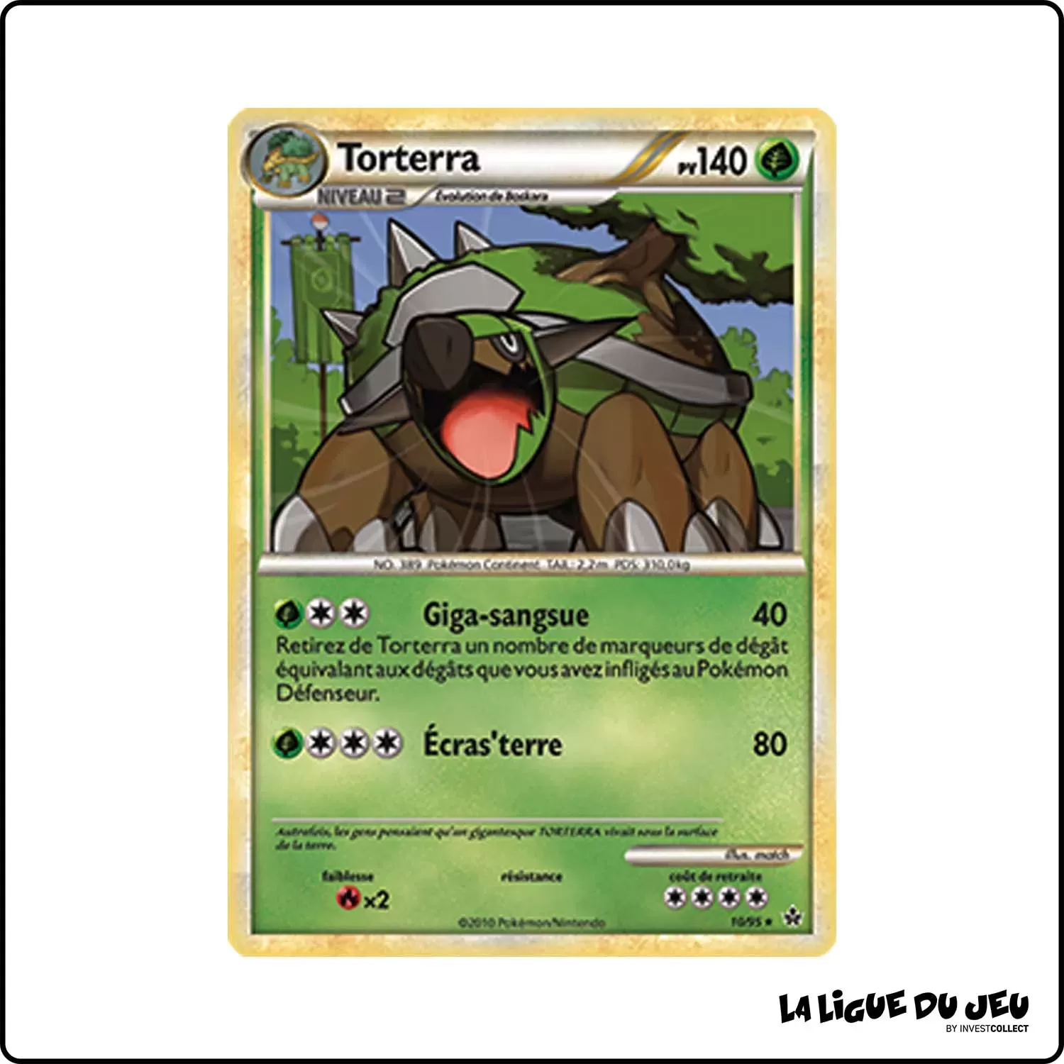 copie de Holo - Pokemon - Déchaînement - Torterra 10/95 Pokemon Company - 1