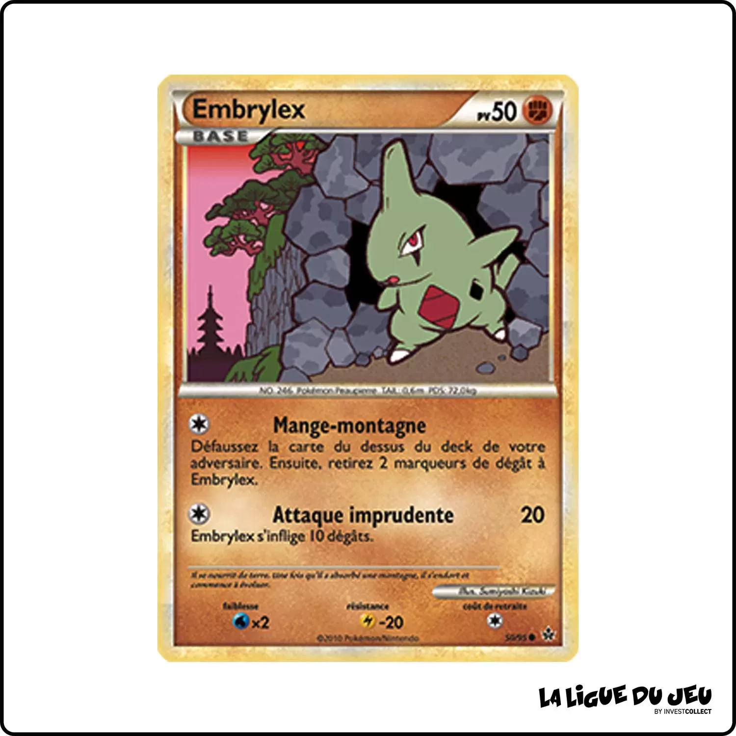 copie de Commune - Pokemon - Déchaînement - Embrylex 50/95 Pokemon Company - 1