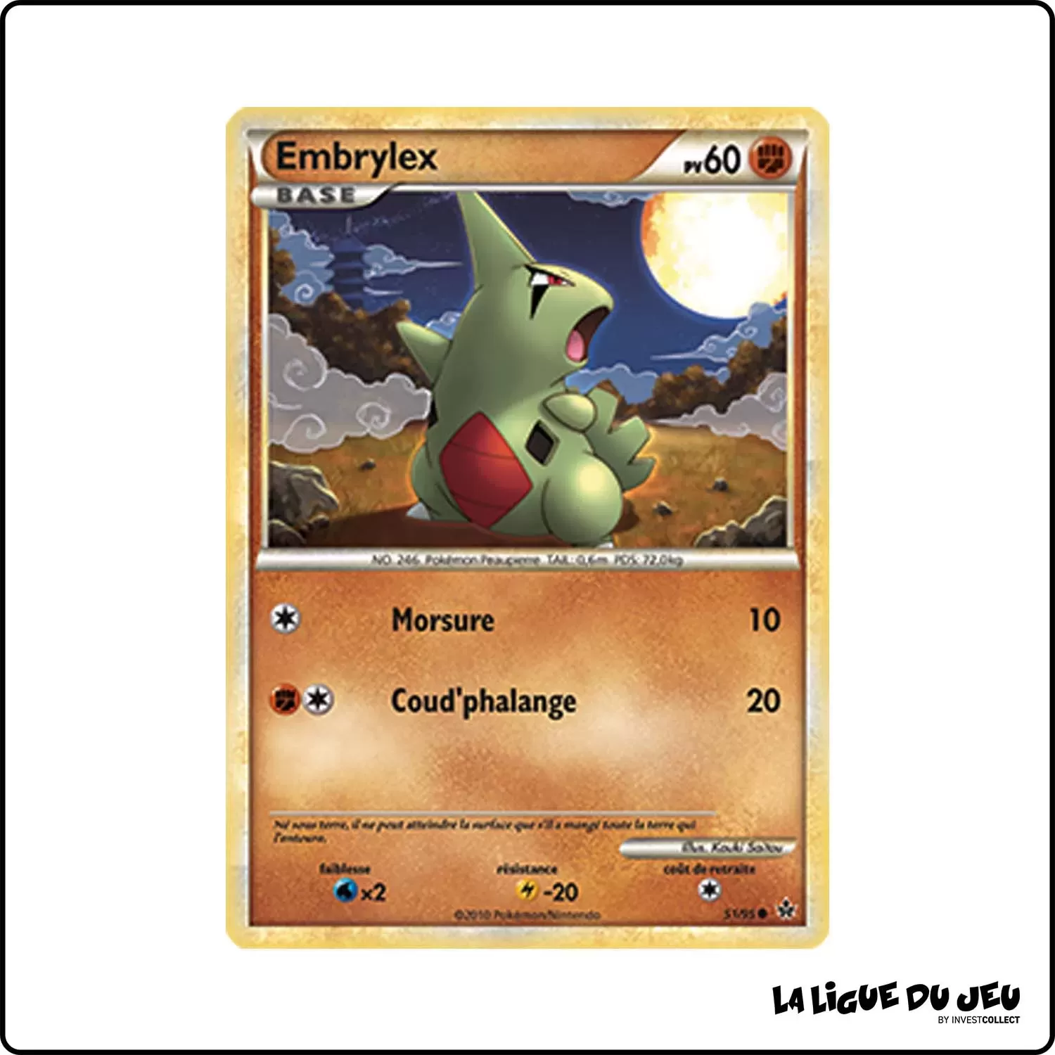 copie de Commune - Pokemon - Déchaînement - Embrylex 51/95 Pokemon Company - 1