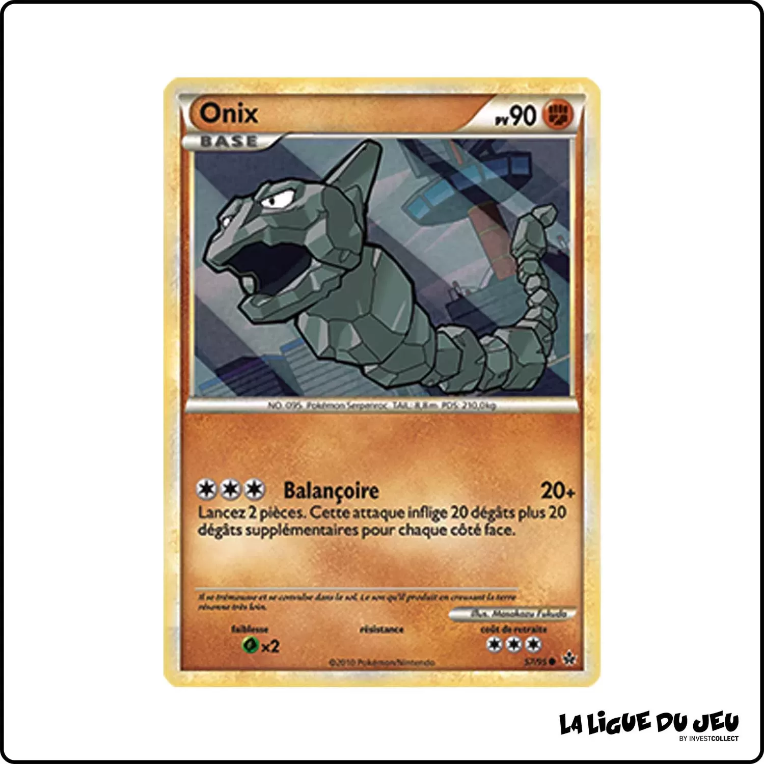 copie de Commune - Pokemon - Déchaînement - Onix 57/95 Pokemon Company - 1