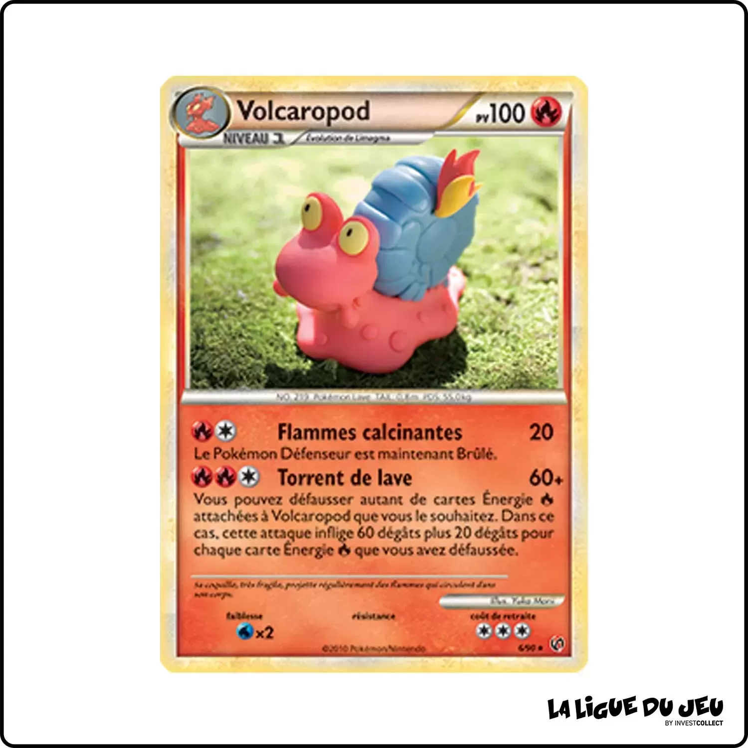 copie de Holo - Pokemon - Indomptable - Volcaropod 6/90 Pokemon Company - 1