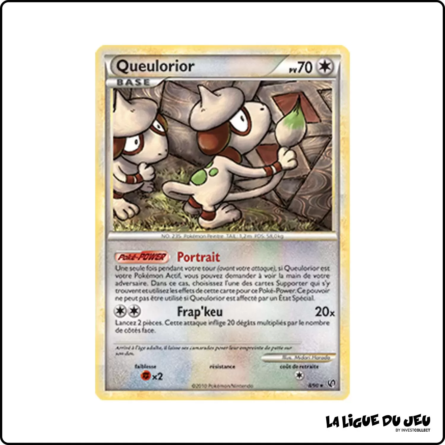 copie de Holo - Pokemon - Indomptable - Queulorior 8/90 Pokemon Company - 1