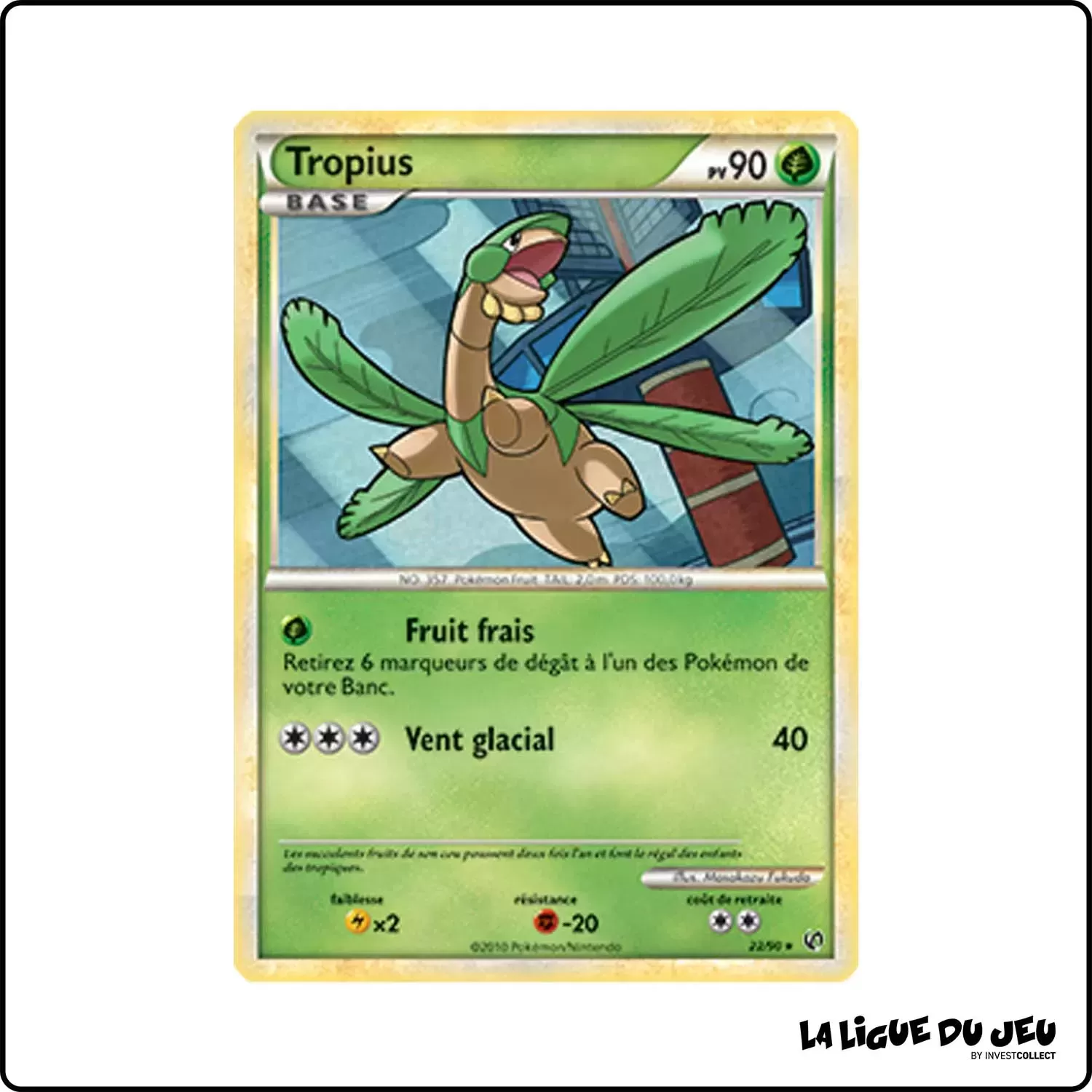 copie de Rare - Pokemon - Indomptable - Tropius 22/90 Pokemon Company - 1