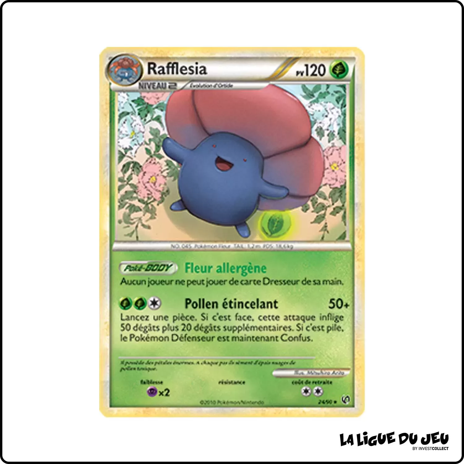 copie de Rare - Pokemon - Indomptable - Rafflesia 24/90 Pokemon Company - 1