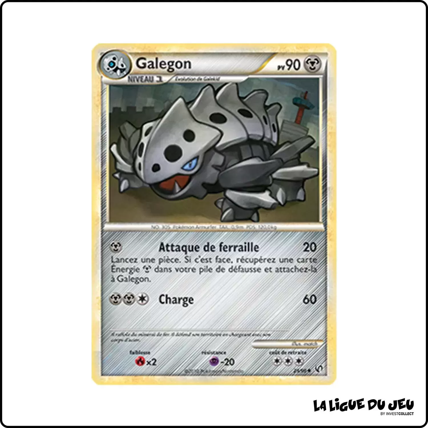 copie de Peu commune - Pokemon - Indomptable - Galegon 29/90 Pokemon Company - 1