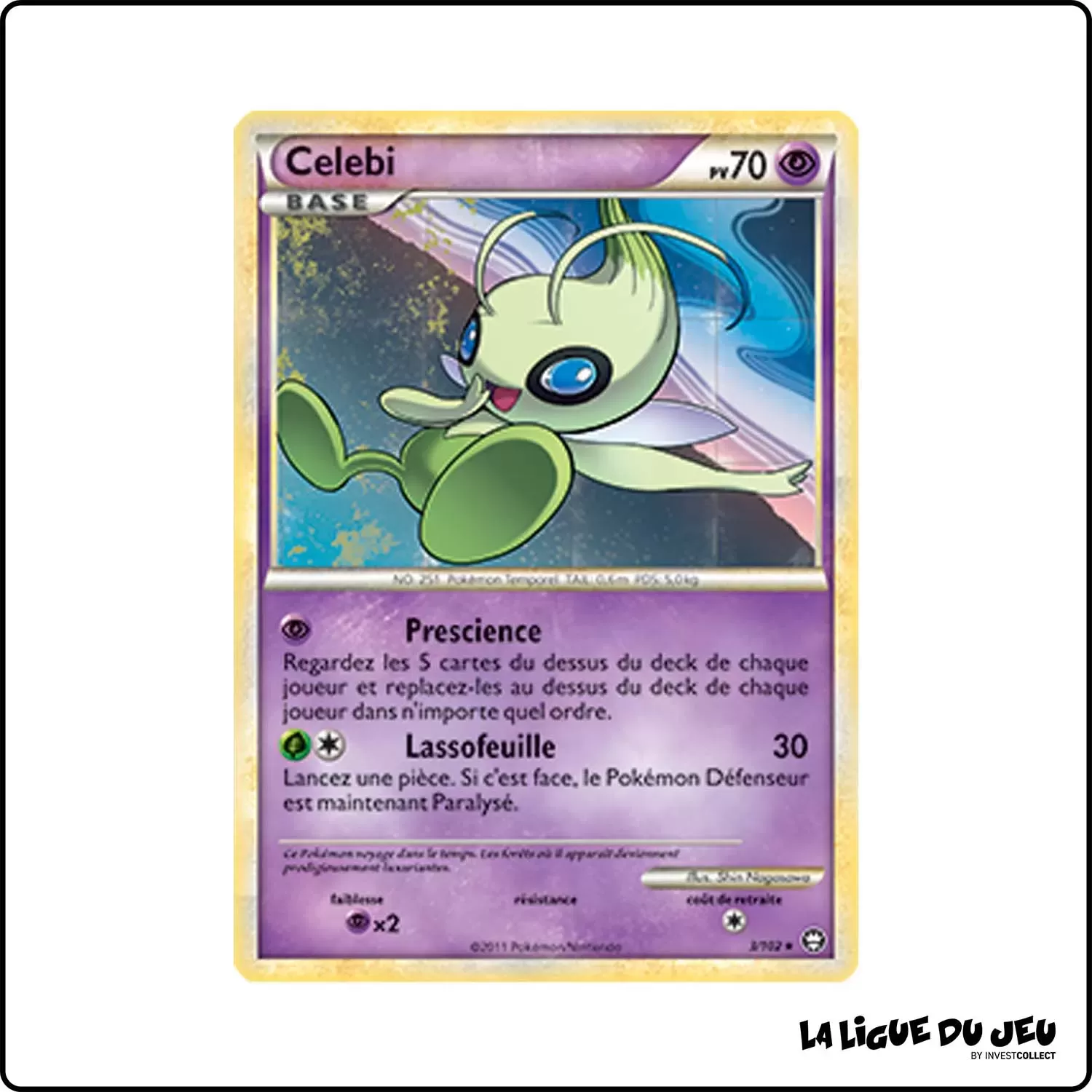 copie de Holo - Pokemon - Trîomphe - Celebi 3/102 Pokemon Company - 1