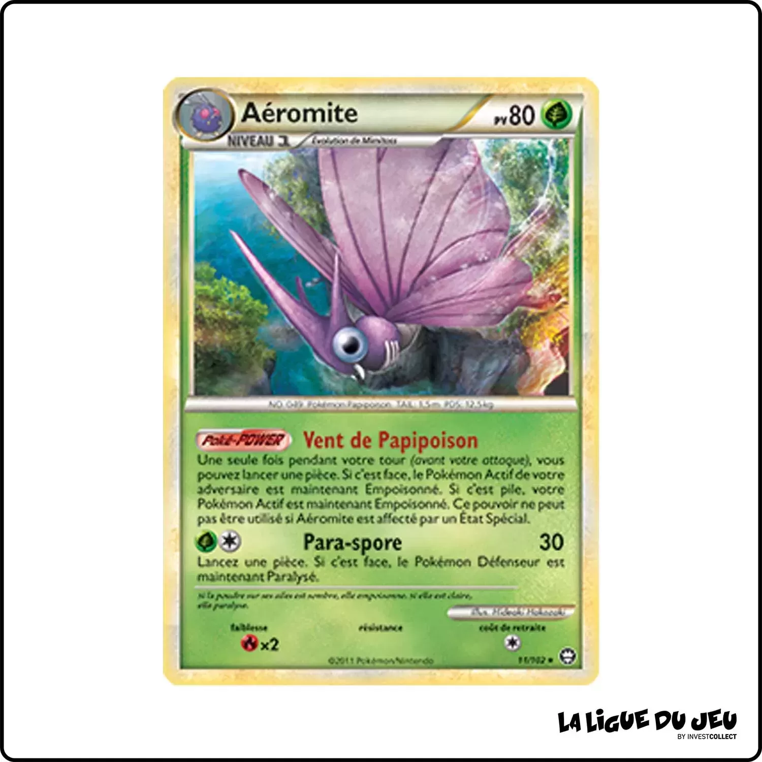 copie de Holo - Pokemon - Trîomphe - Aéromite 11/102 Pokemon Company - 1