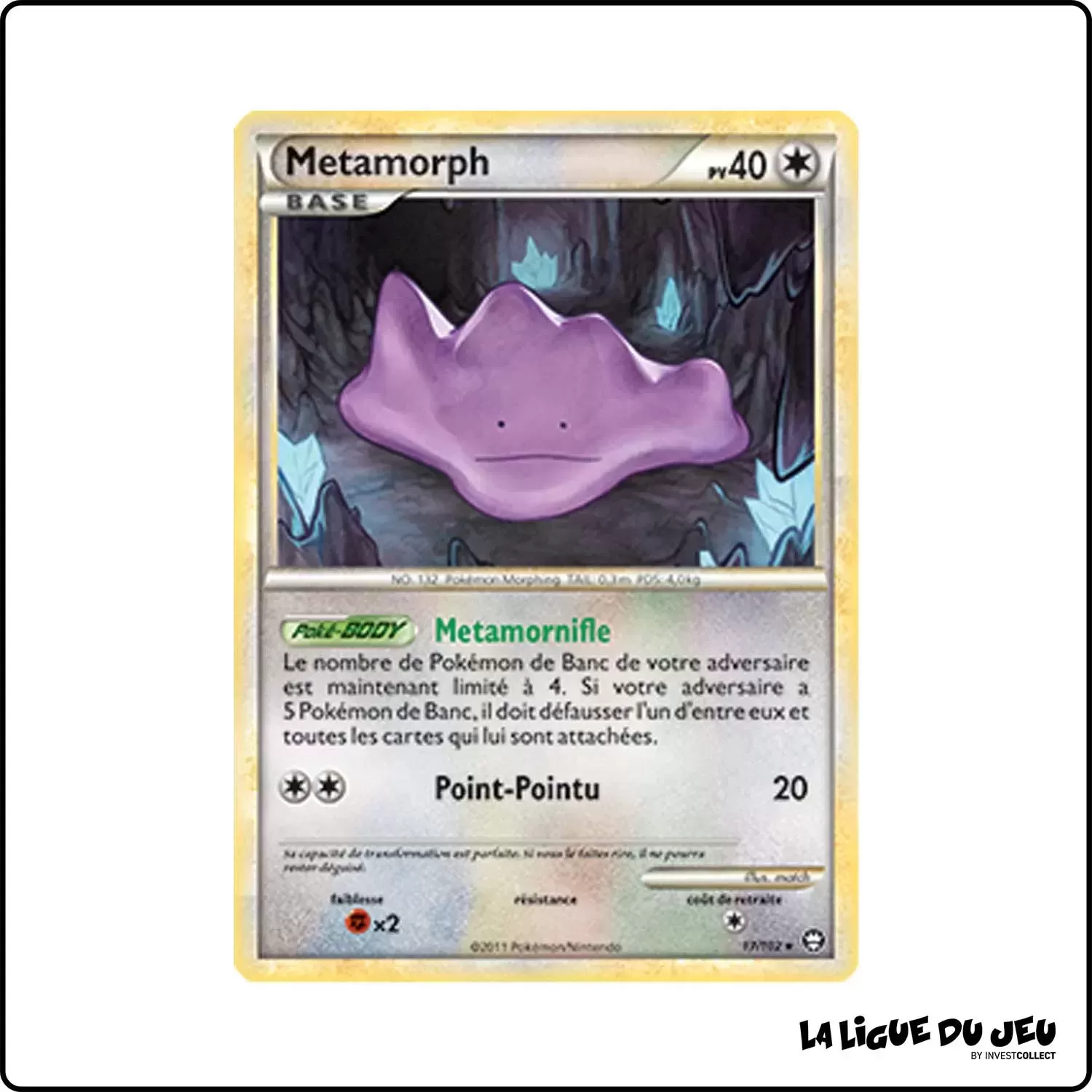 copie de Rare - Pokemon - Trîomphe - Metamorph 17/102 Pokemon Company - 1