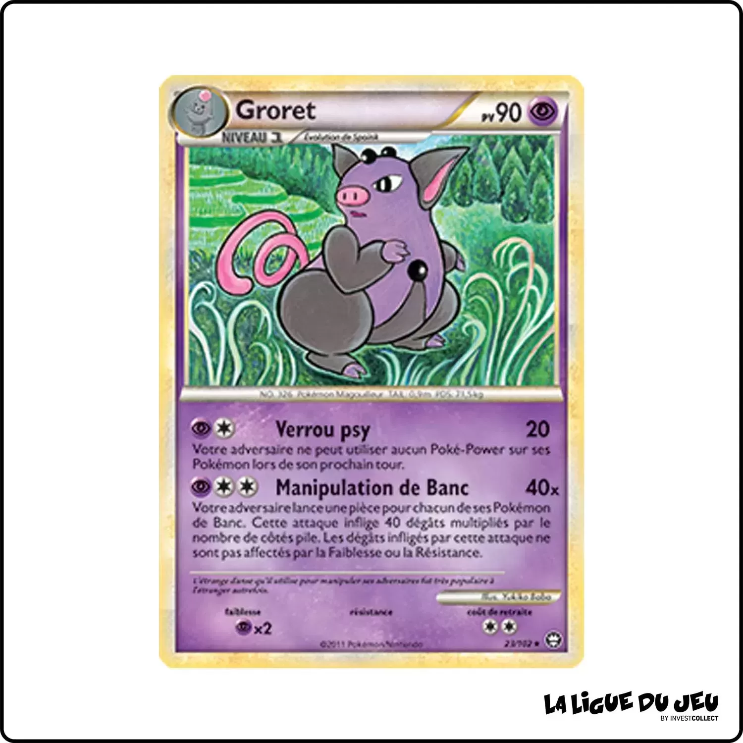 copie de Rare - Pokemon - Trîomphe - Groret 23/102 Pokemon Company - 1