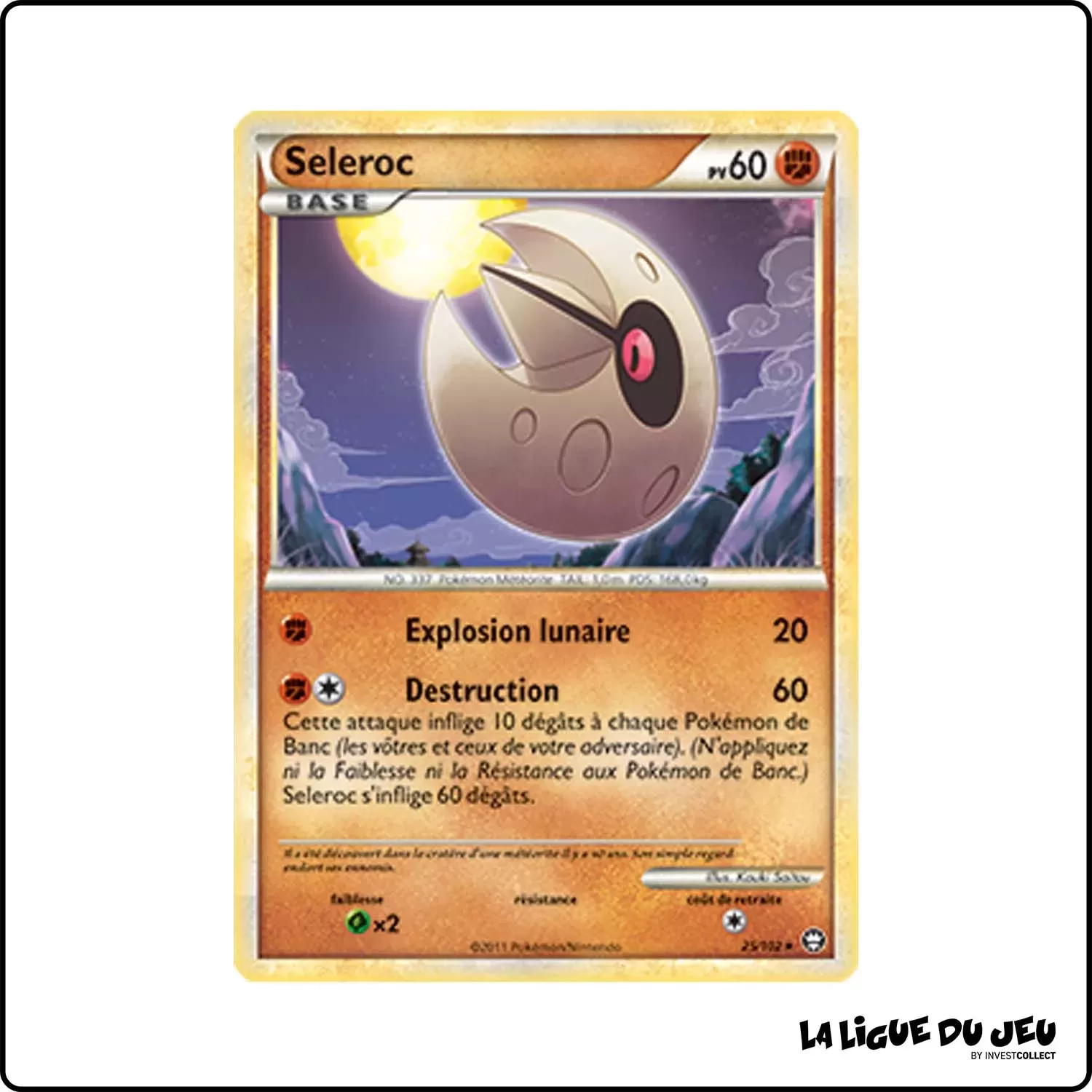 copie de Rare - Pokemon - Trîomphe - Seleroc 25/102 Pokemon Company - 1