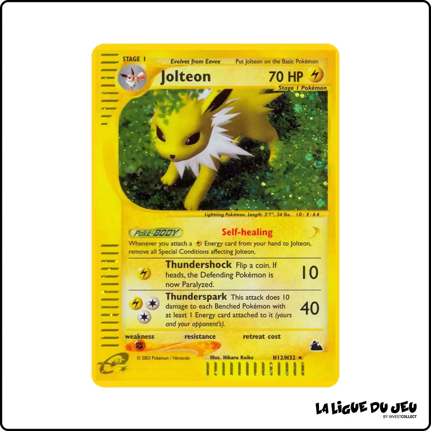 Holo - Pokemon - Skyridge - Jolteon H12/H32 Wizards - 1