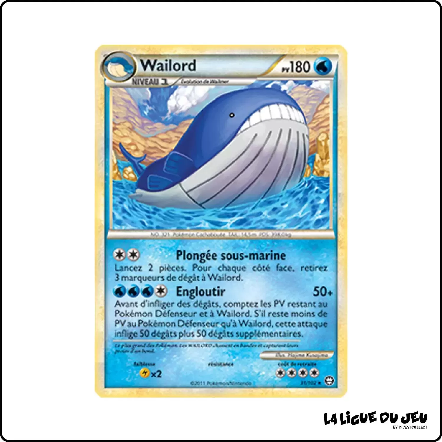 copie de Rare - Pokemon - Trîomphe - Wailord 31/102 Pokemon Company - 1