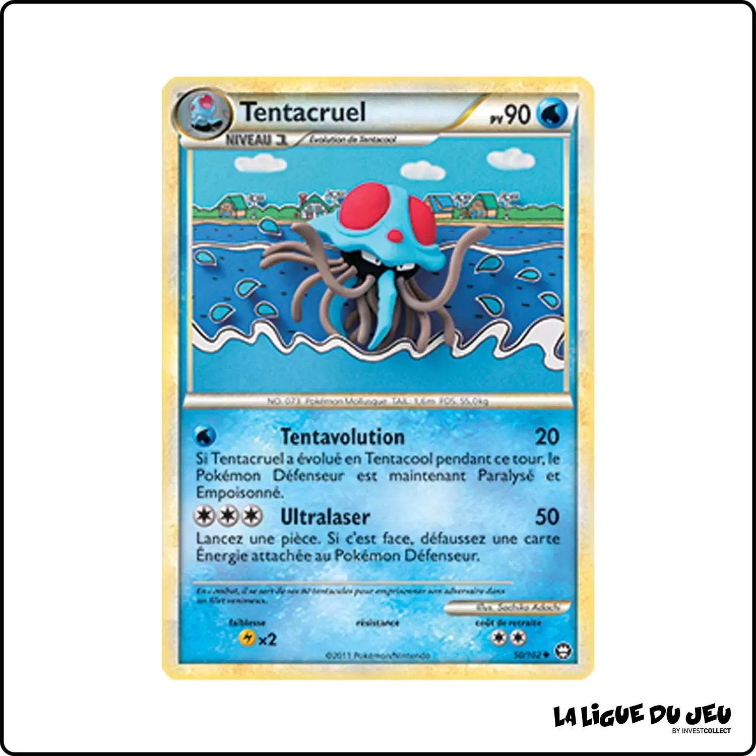 copie de Peu commune - Pokemon - Trîomphe - Tentacruel 50/102 Pokemon Company - 1