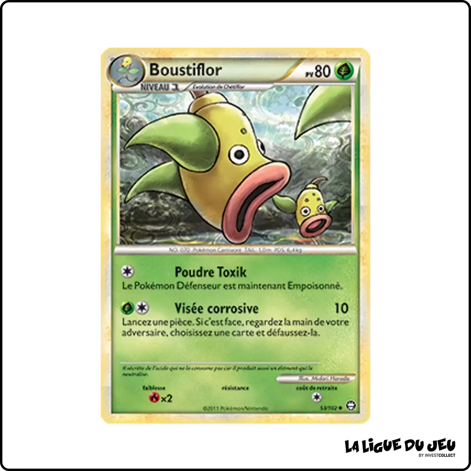 copie de Peu commune - Pokemon - Trîomphe - Boustiflor 53/102 Pokemon Company - 1