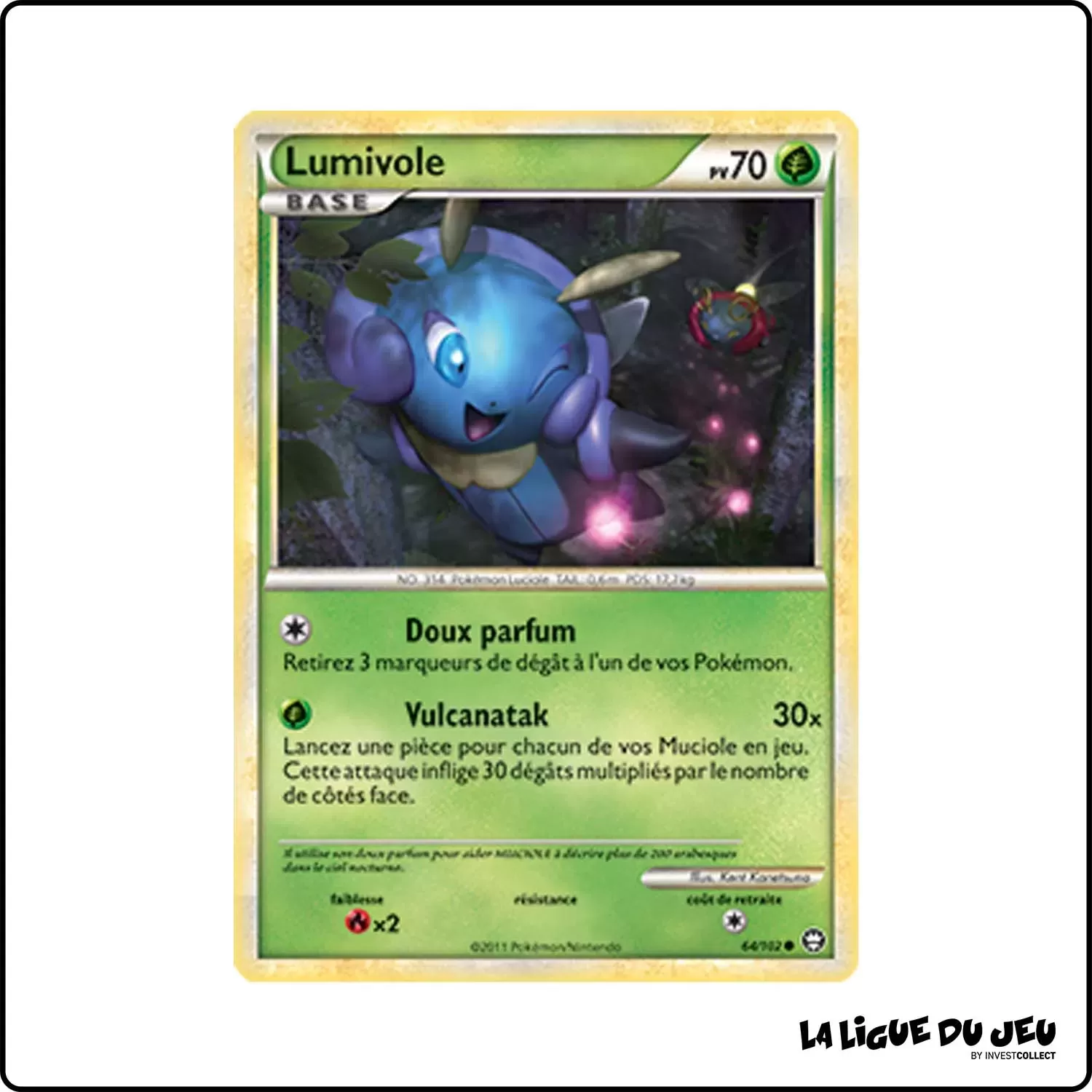 copie de Commune - Pokemon - Trîomphe - Lumivole 64/102 Pokemon Company - 1