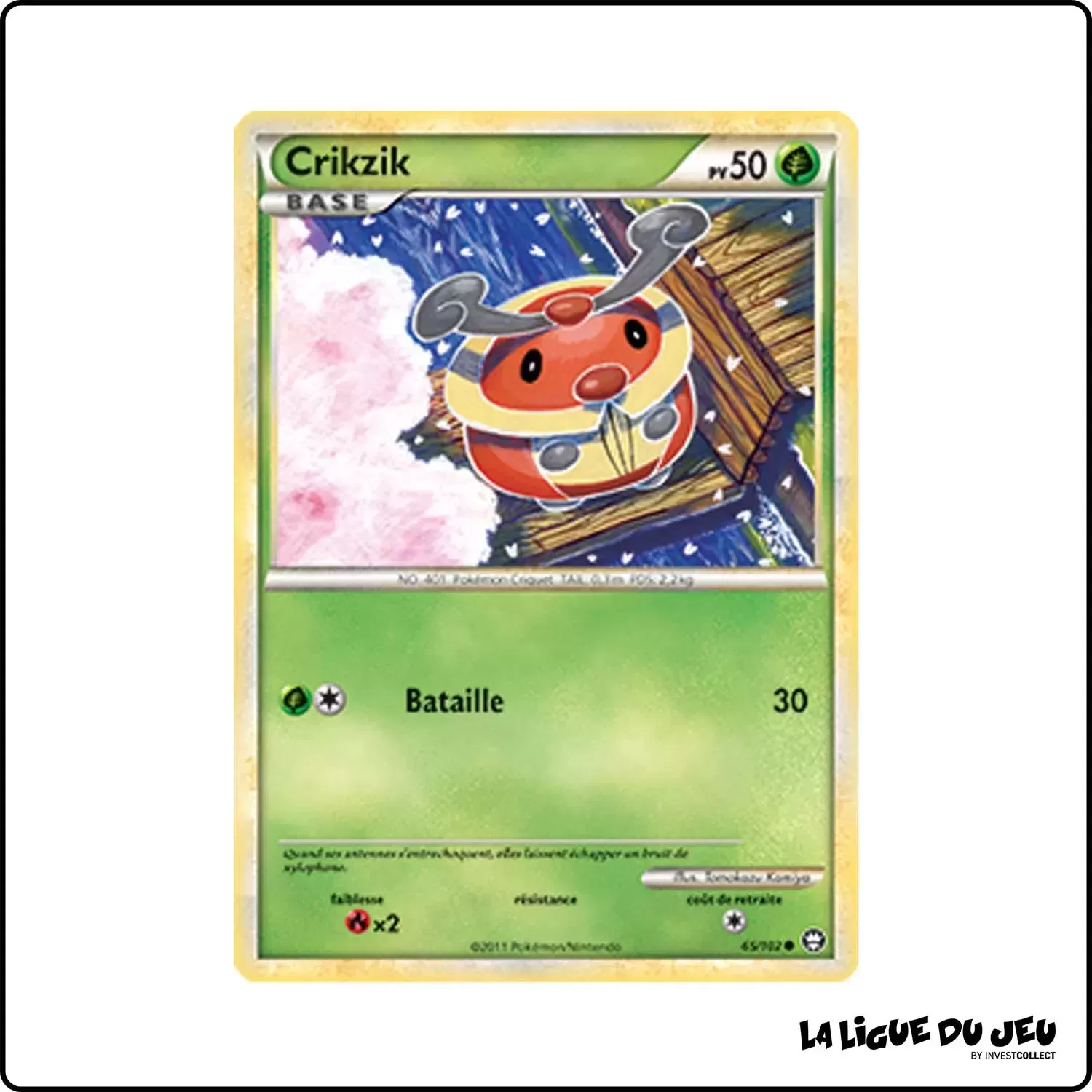 copie de Commune - Pokemon - Trîomphe - Crikzik 65/102 Pokemon Company - 1