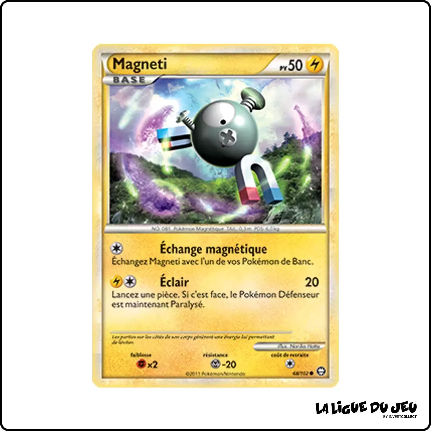 copie de Commune - Pokemon - Trîomphe - Magneti 68/102 Pokemon Company - 1