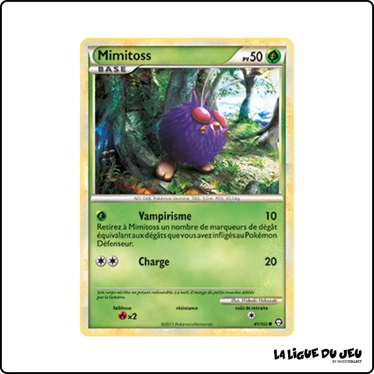 copie de Commune - Pokemon - Trîomphe - Mimitoss 81/102 Pokemon Company - 1