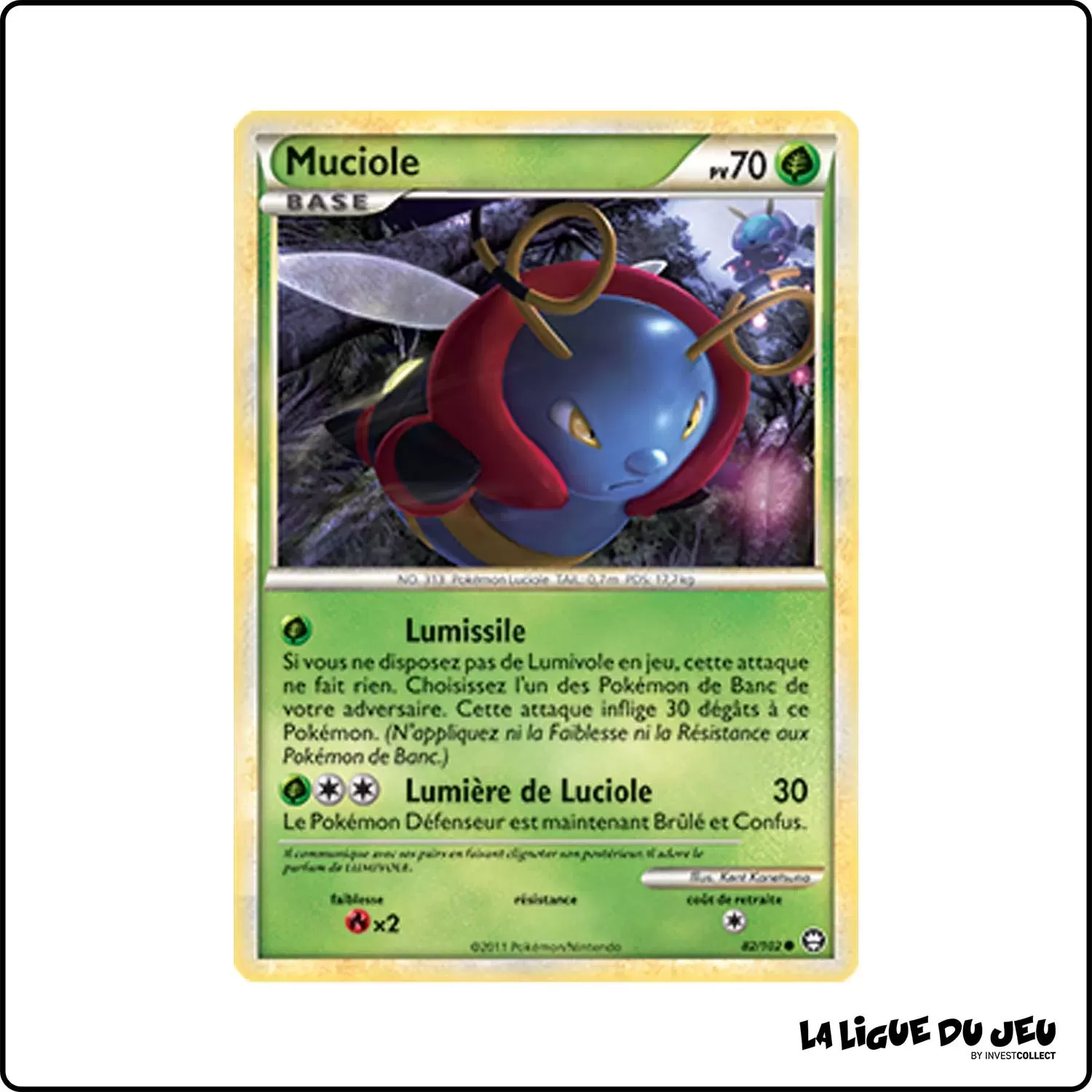 copie de Commune - Pokemon - Trîomphe - Muciole 82/102 Pokemon Company - 1