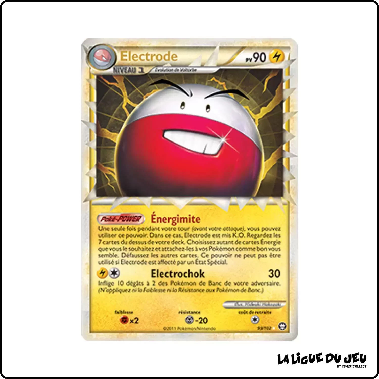 copie de Ultra - Pokemon - Trîomphe - Electrode 93/102 Pokemon Company - 1